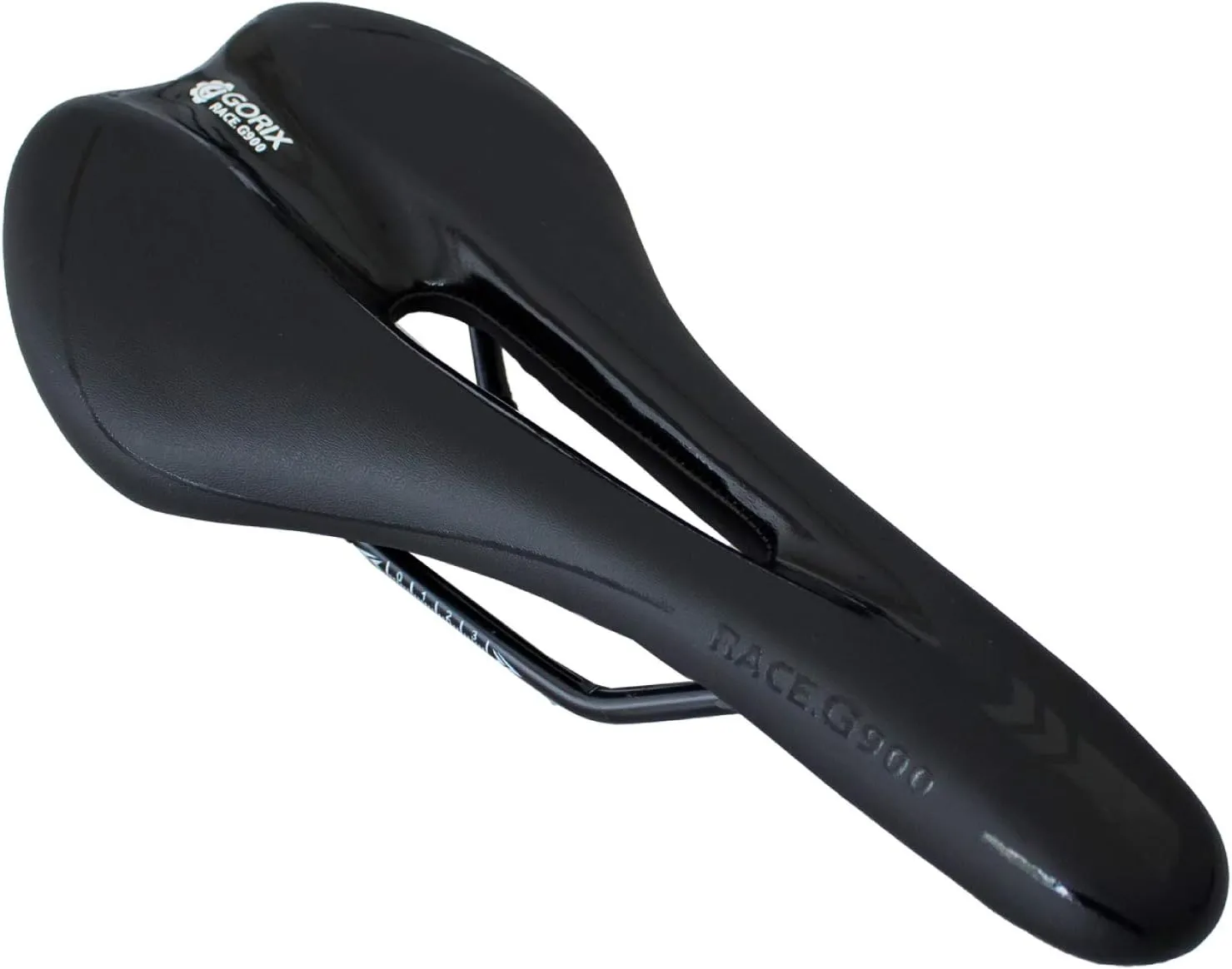 GORIX Bike Saddle Seat Racing Model Comfortable Cushion with Rail Mountain Road Bicycle for Men and Women (3621A)