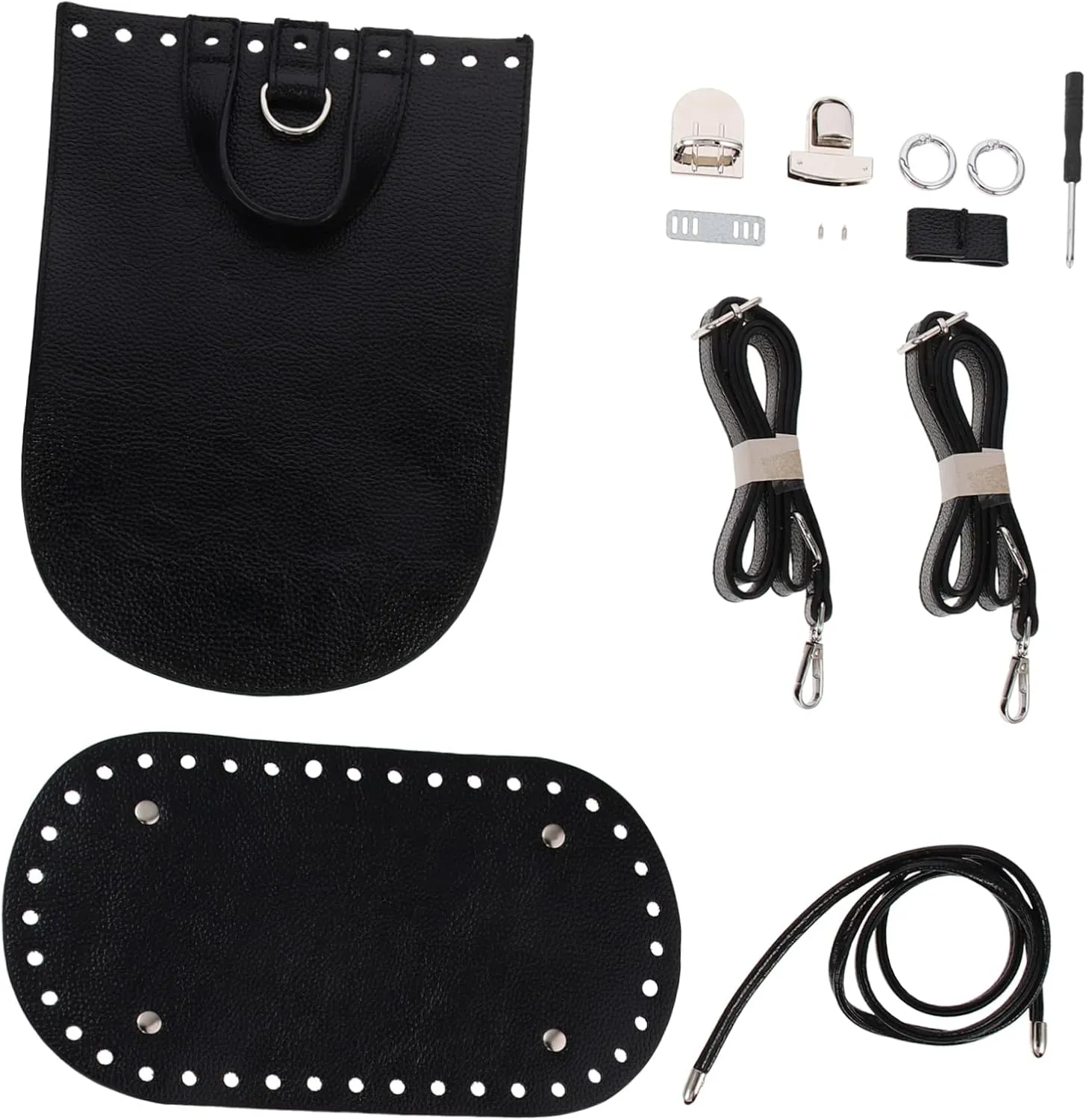 GRADENEVE DIY Crochet Bag Making Kit Handmade Bags DIY Accessories 1 Set of Rattan Weaving Tools Easy to Learn Material