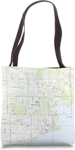 Granite Bay CA Map (2018) Tote Bag