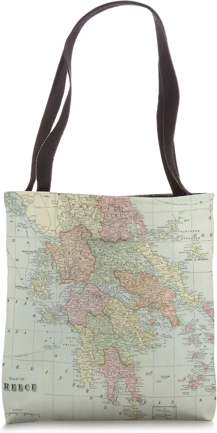 Greece Map (1895) Tote Bag