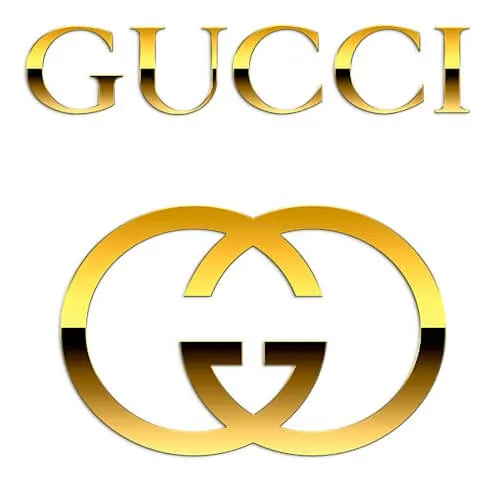 GUCCI GOLD METALLIC LEATHER ROMY CLUTCH