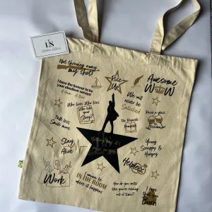 Hamilton Printed Tote Bag