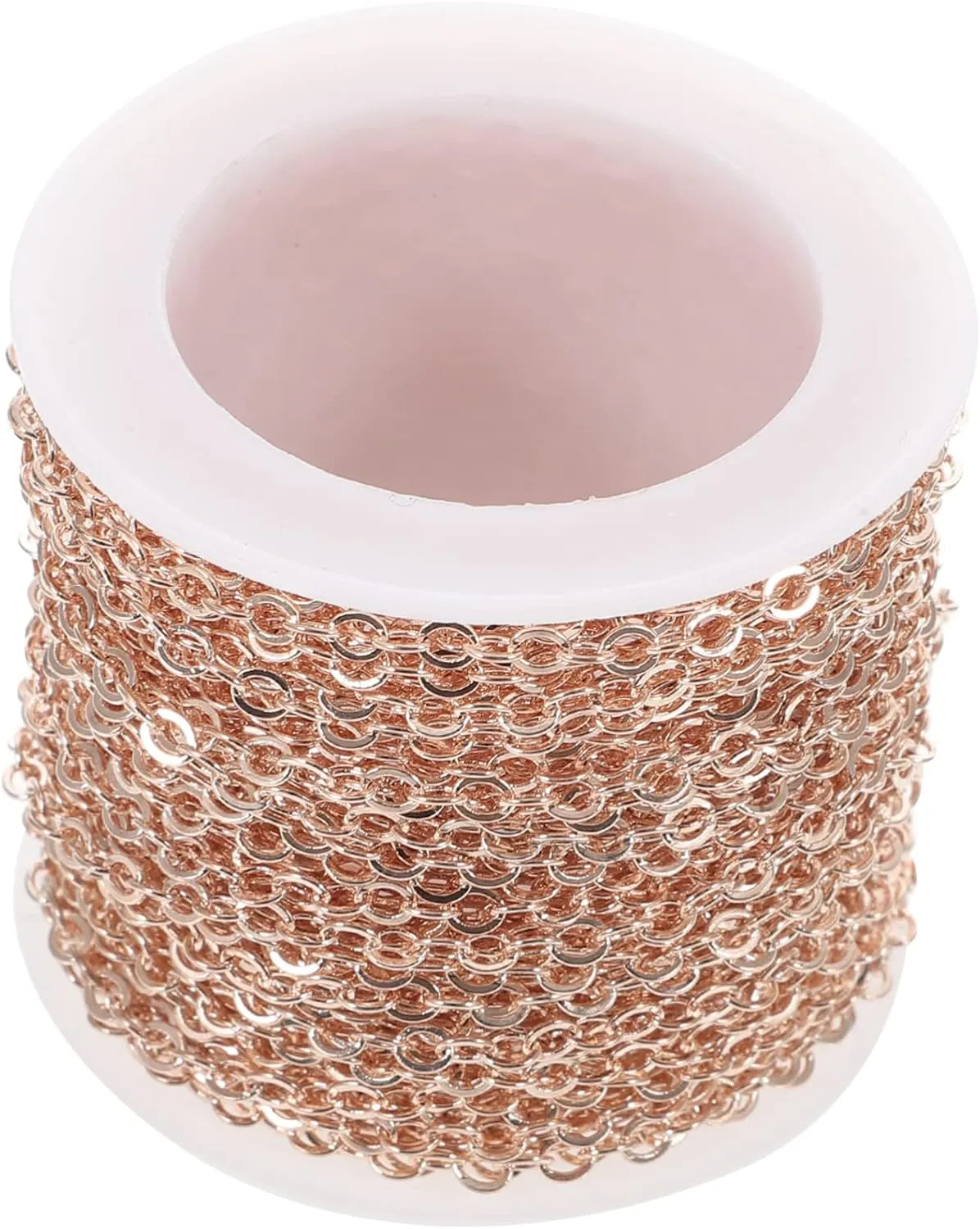 HAWILLOSCH 10m Roll of Jewelry Making Chain Craft Chain for DIY Crossbody Bag Chains Copper Cross