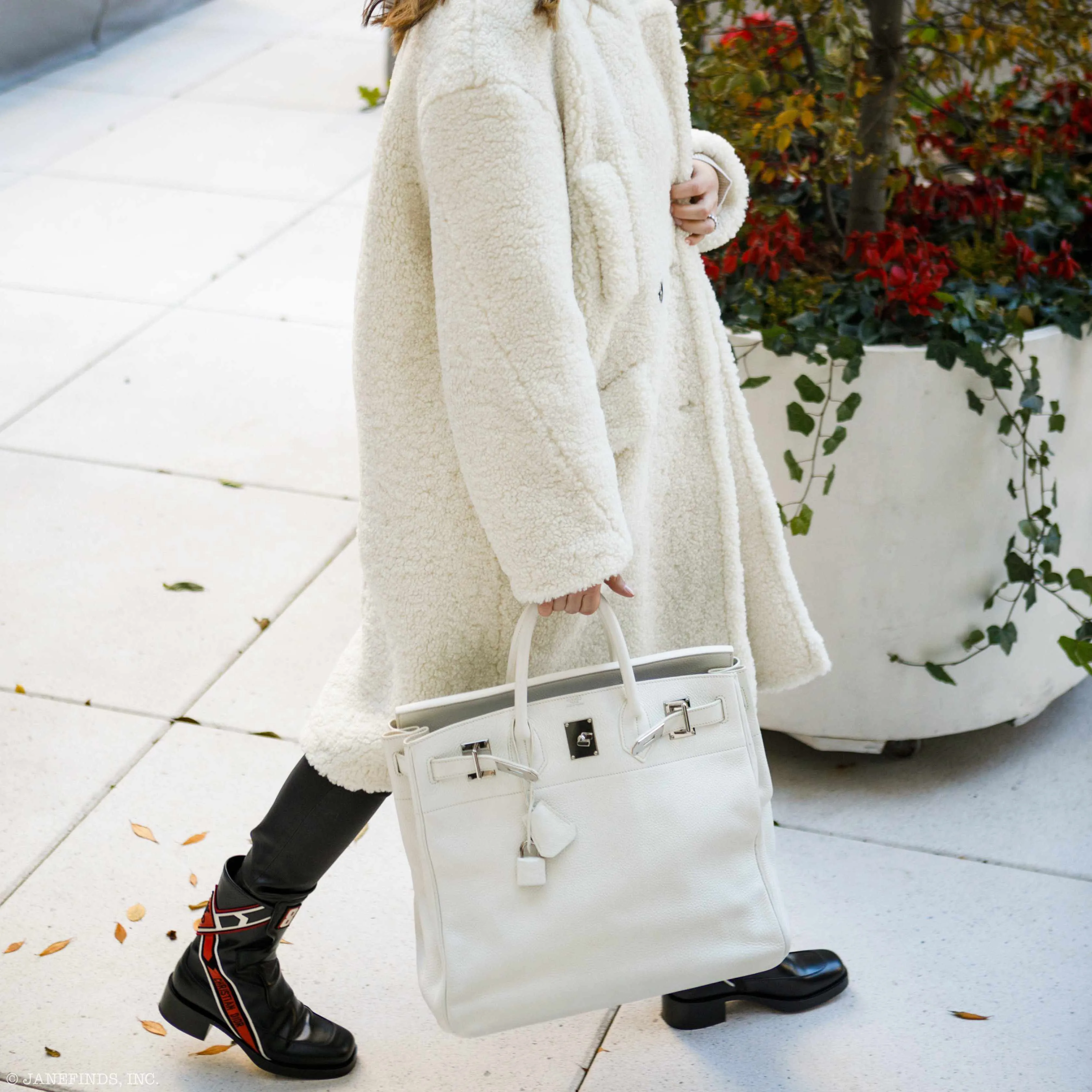 Hermes Birkin 40 HAC White Togo Palladium Hardware