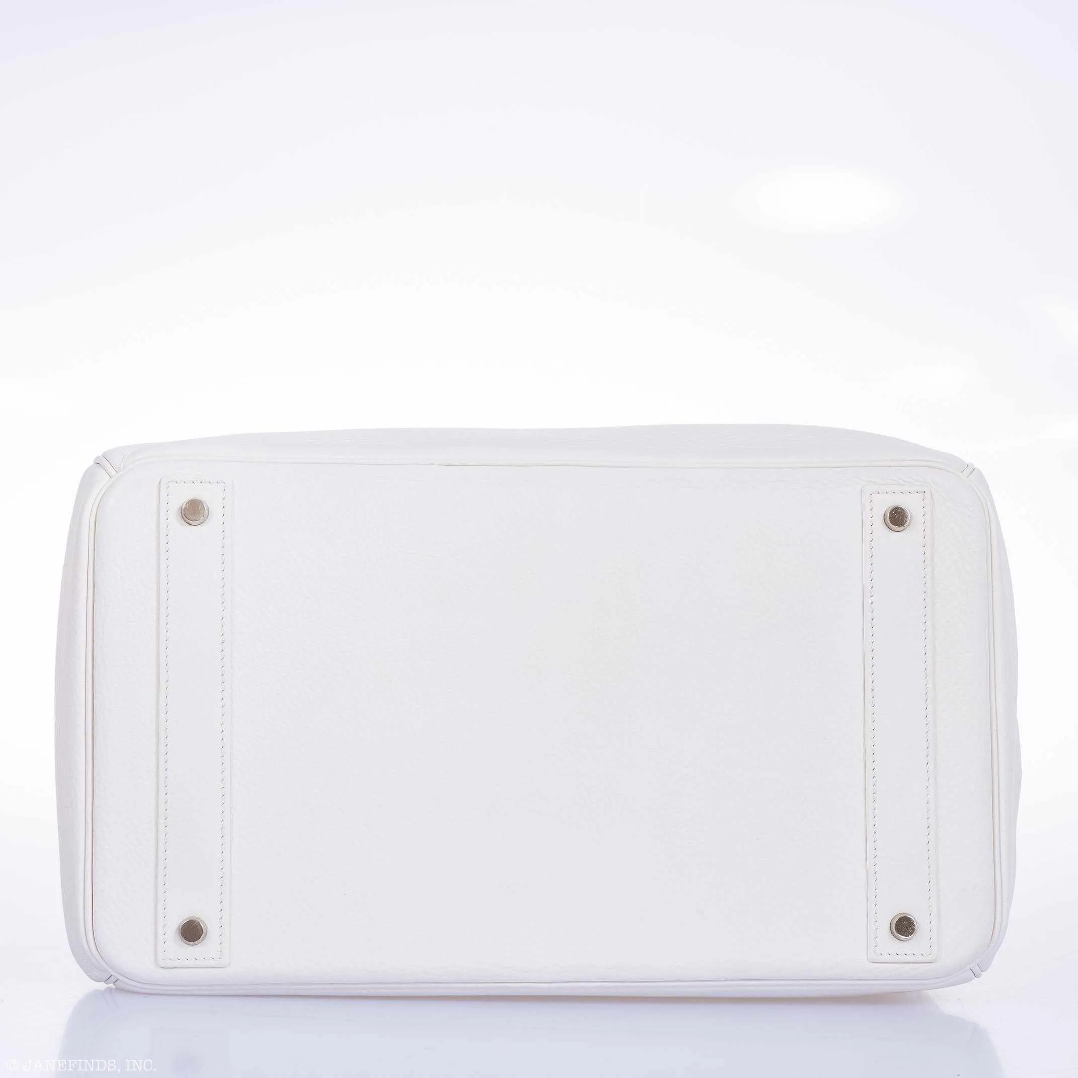Hermes Birkin 40 HAC White Togo Palladium Hardware
