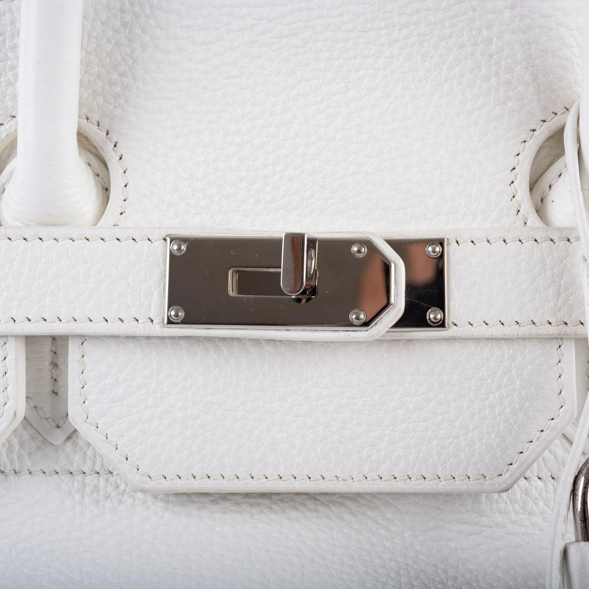Hermes Birkin 40 HAC White Togo Palladium Hardware