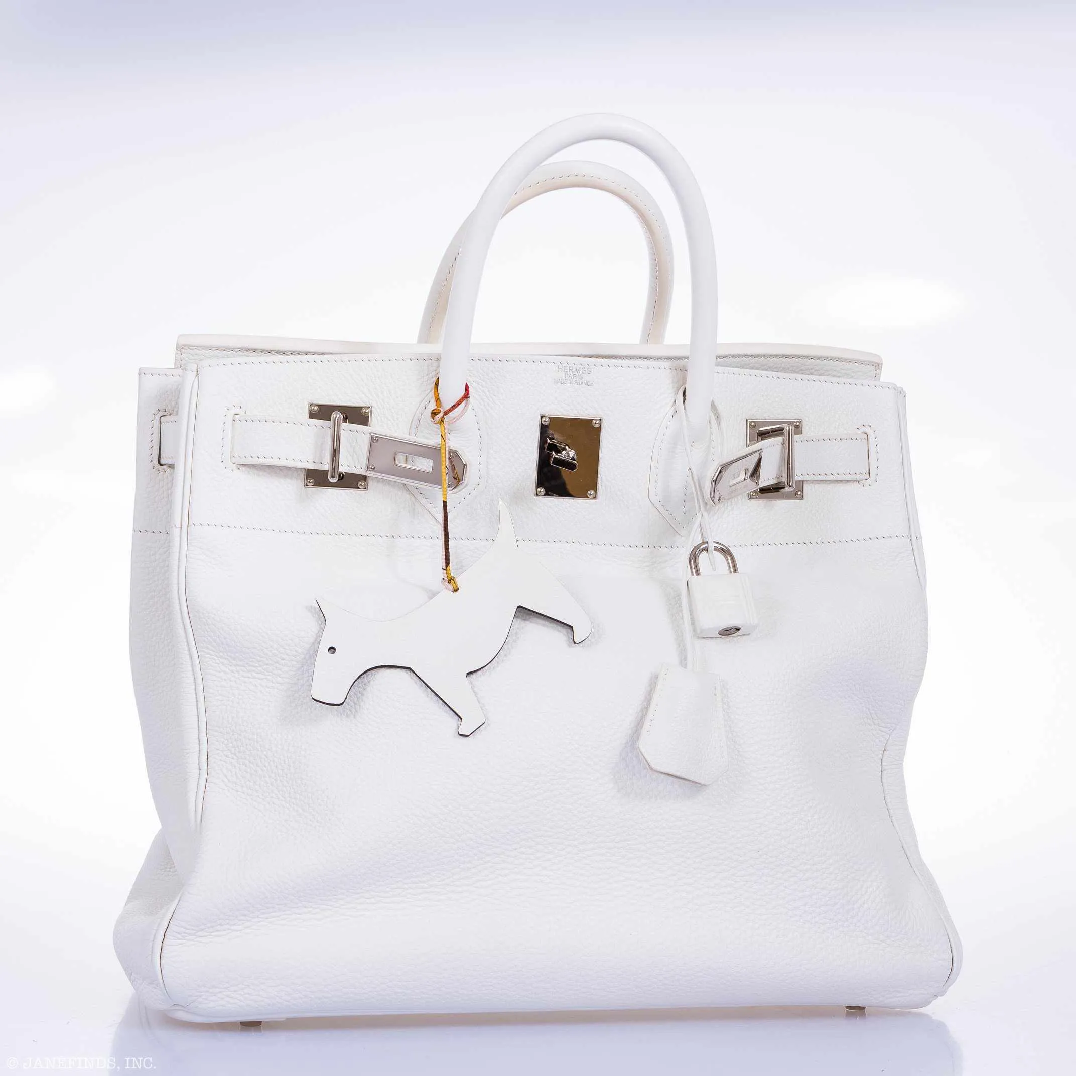 Hermes Birkin 40 HAC White Togo Palladium Hardware