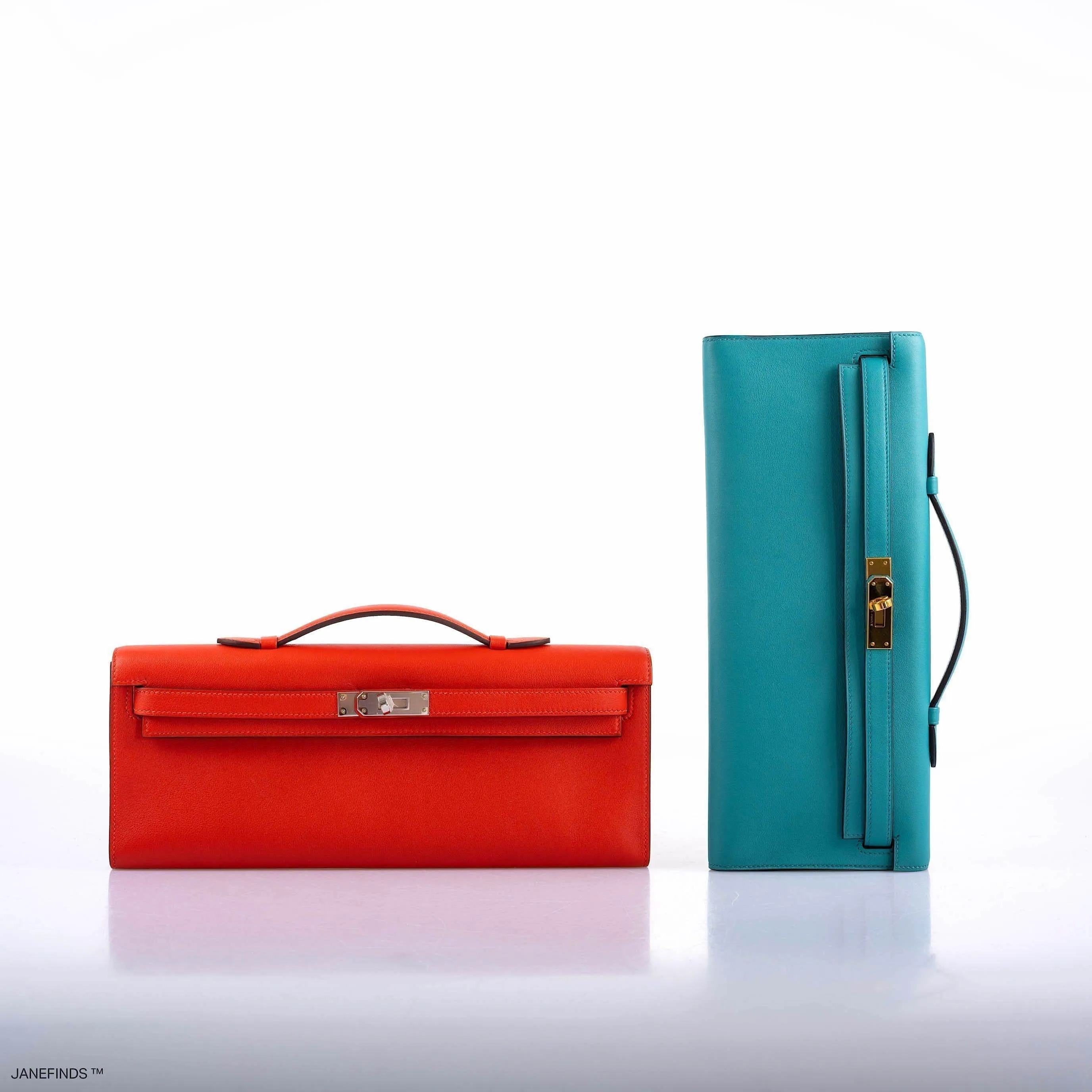 Hermes Kelly Cut Blue Paon Swift leather Gold Hardware - 2018, C