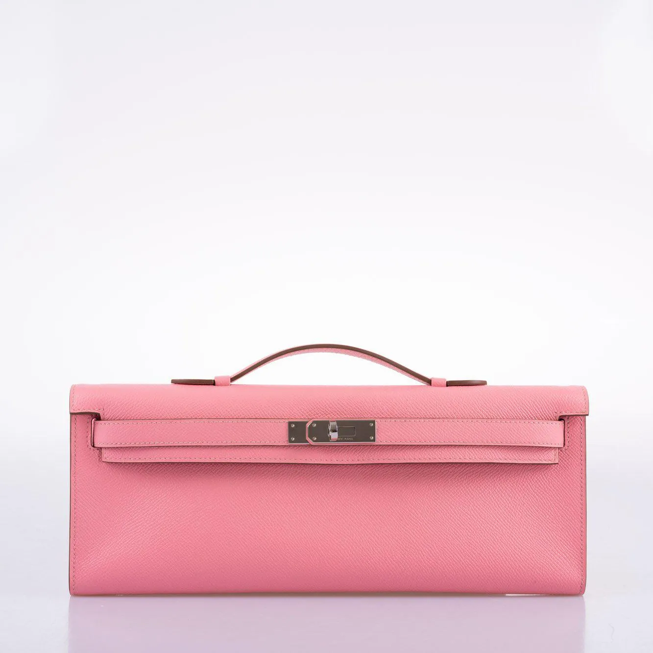 Hermes Kelly Cut Rose Confetti Epsom leather Palladium Hardware - 2015, T