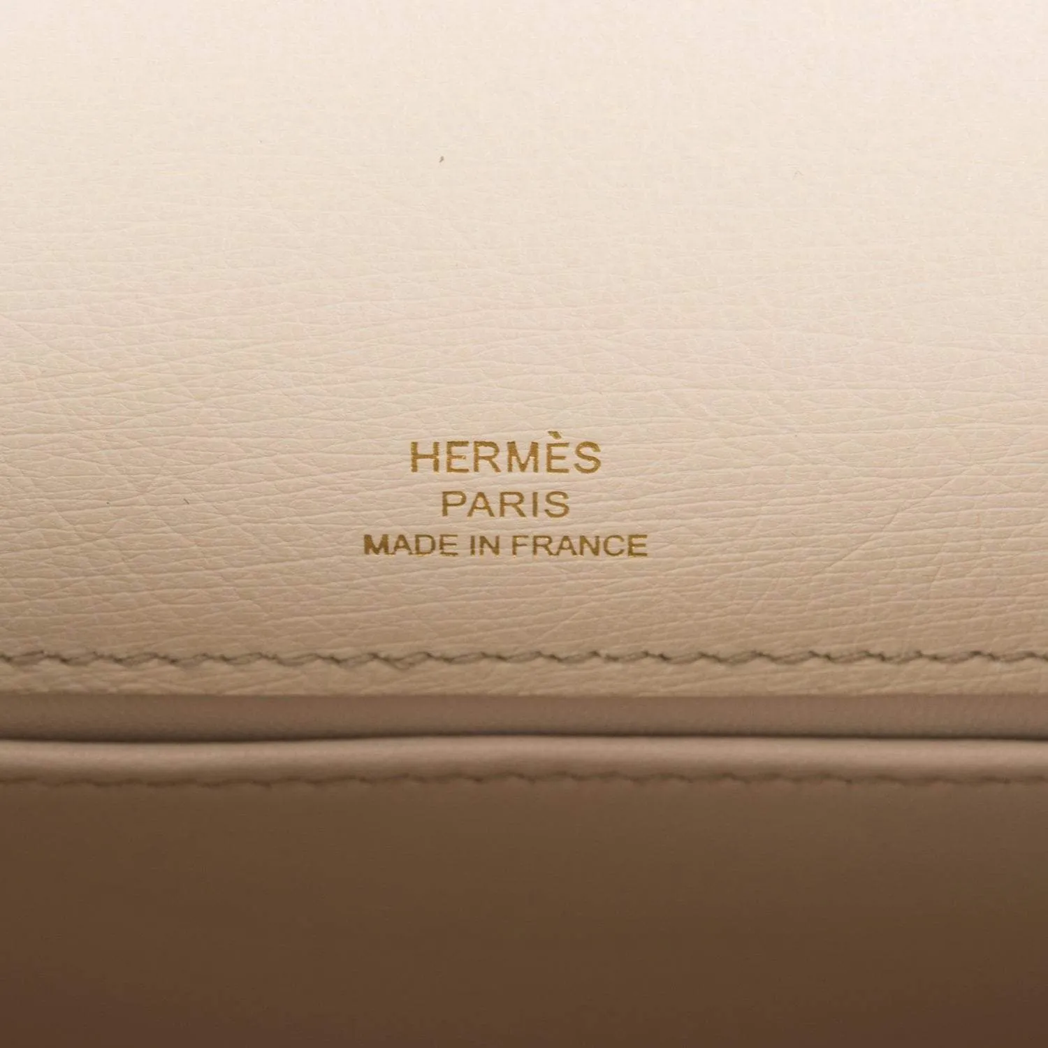 Hermes Kelly Pochette Beton Ostrich Gold Hardware
