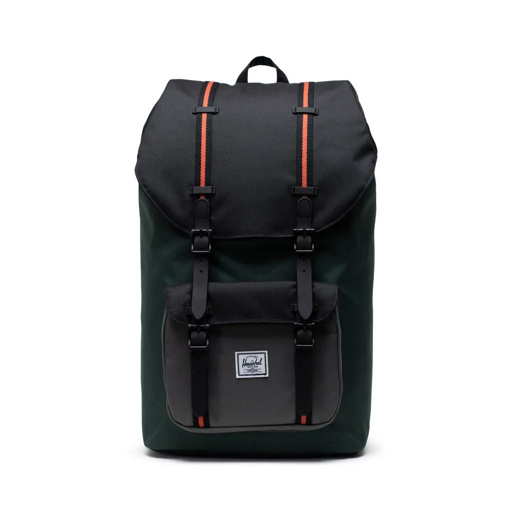 Herschel Little America Backpack - Topiary Black Garoyle Chili
