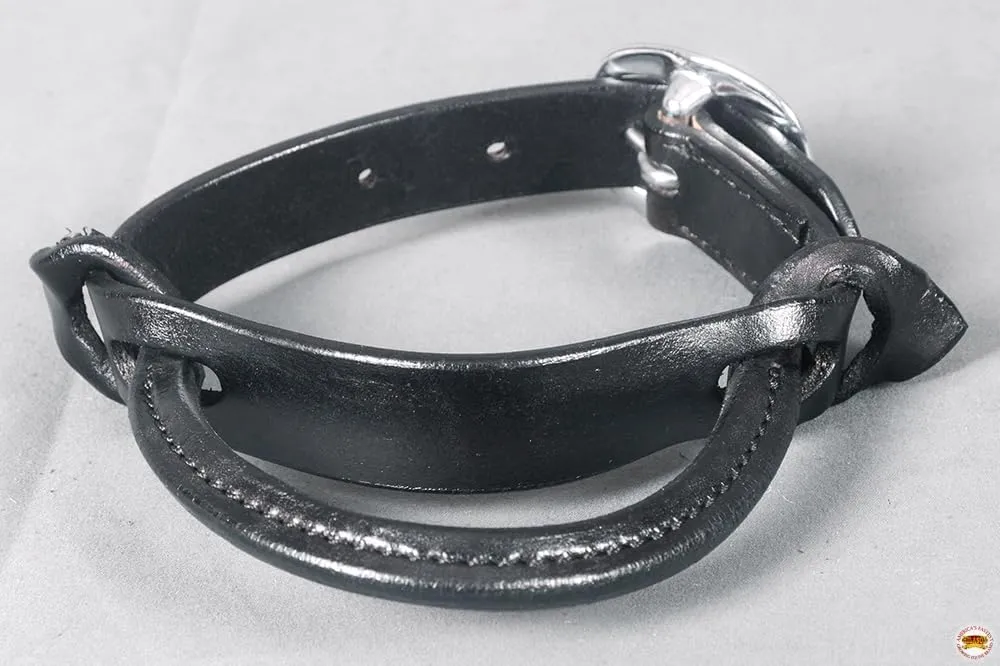 HILASON Horse Saddle Safety Leather Night Latch Adjustable Handle | Horse Saddle Safety Handle | Horseback Riding Security Latch | Equestrian Adjustable Night Latch