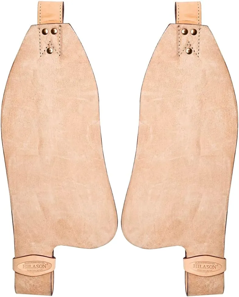 HILASON Leather Youth Saddle Replacement Fender Pair Hobble Strap Tan | Leather Fender | Fender Saddles | Saddle Fenders Replacement | Saddle Leather Fender| Fender for Horse Saddle