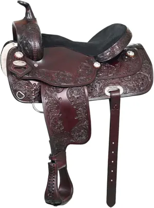HILASON Western Draft Horse Trail Pleasure American Leather Saddle | Horse Saddle | Western Saddle | Draft Horse Saddle | Saddle for Horses | Horse Leather Saddle