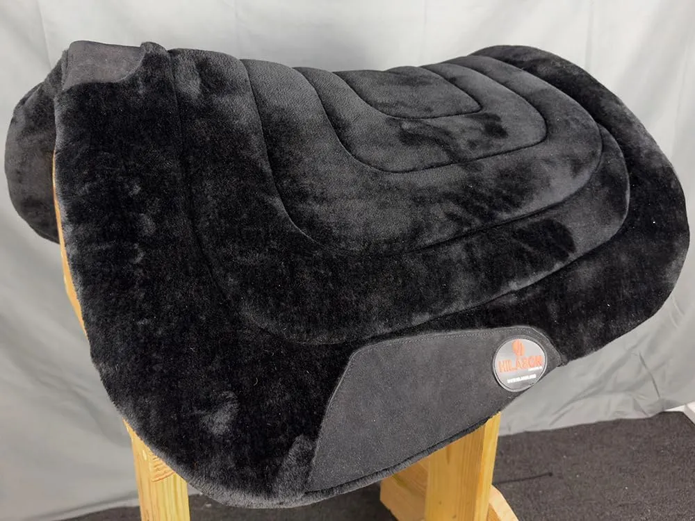 HILASON Western Endurance All Purpose Horse Fleece Saddle Pad | Western Saddle Pad | Horse Saddle Pad | Fleece Saddle Pad