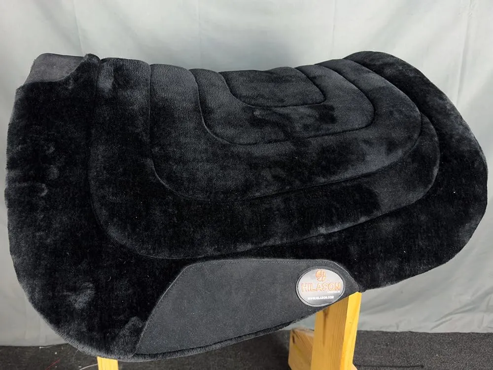 HILASON Western Endurance All Purpose Horse Fleece Saddle Pad | Western Saddle Pad | Horse Saddle Pad | Fleece Saddle Pad
