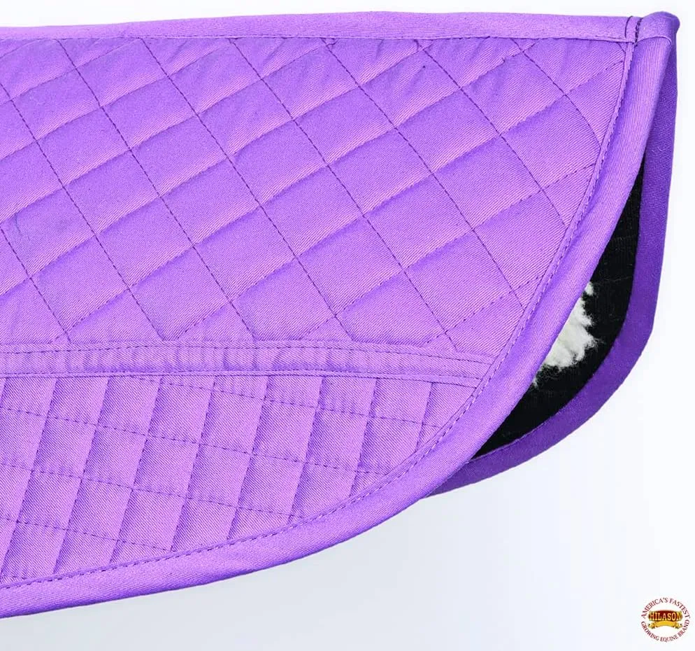HILASON Western Endurance Round Skirt All Purpose Horse Saddle Pad | Saddle Pad for Horse Riders | Saddle Pads Western| Horses Saddle Pads | Horse Riding Pads | Western Saddle Pads for Horses