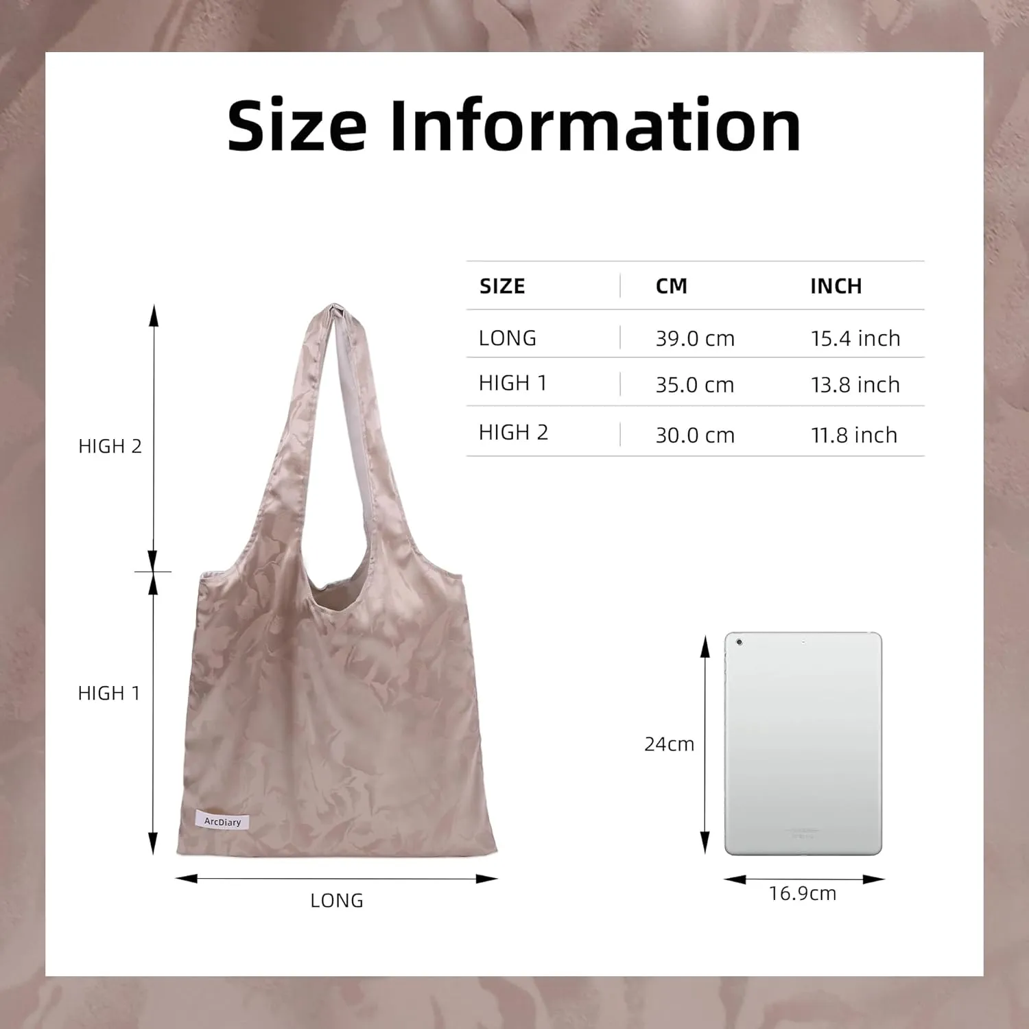 Hobo Bags for Women, Large Capacity Designer Shoulder Tote Bag with Zipper
