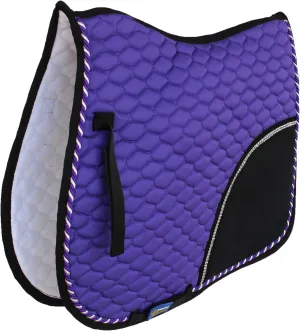 Horse Quilted All Purpose English Saddle PAD Tack Trail Riding Purple 72F05