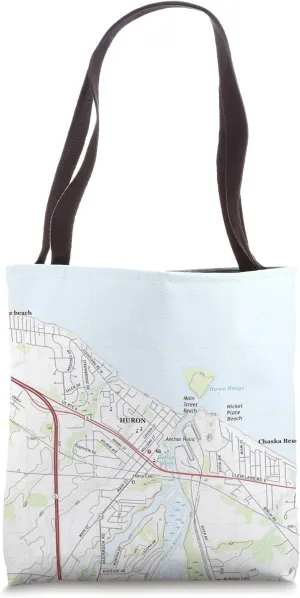 Huron OH Map (2019) Tote Bag