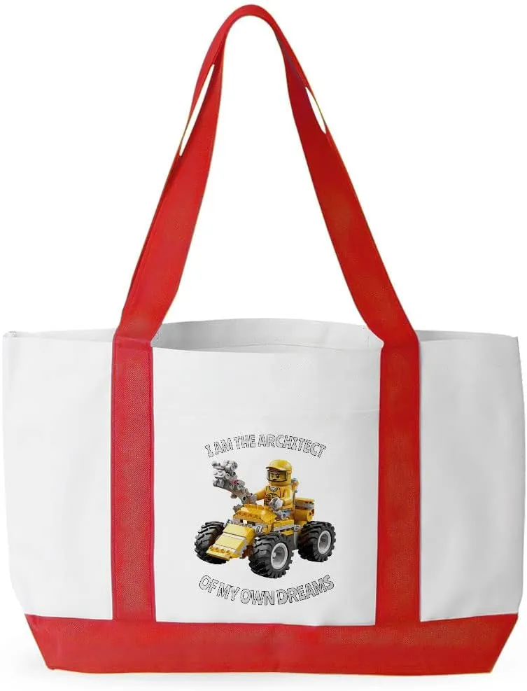 I Am the Architect Of My Own Dreams Cruiser Tote Bag - Art Shopping Bag - Unique Tote Bag