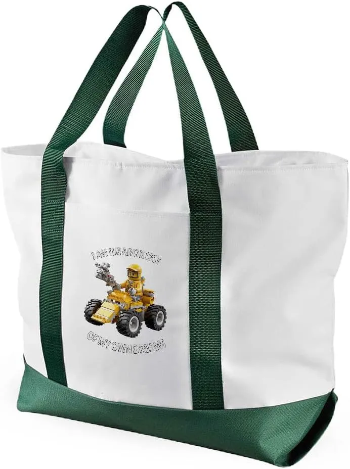 I Am the Architect Of My Own Dreams Cruiser Tote Bag - Art Shopping Bag - Unique Tote Bag