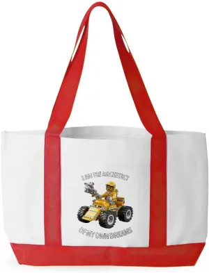 I Am the Architect Of My Own Dreams Cruiser Tote Bag - Art Shopping Bag - Unique Tote Bag