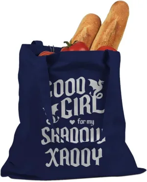 Indica Plateau Good Girl for my Shadow Xaddy Cotton Canvas Tote Bag
