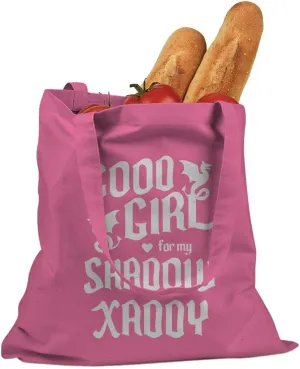 Indica Plateau Good Girl for my Shadow Xaddy Cotton Canvas Tote Bag