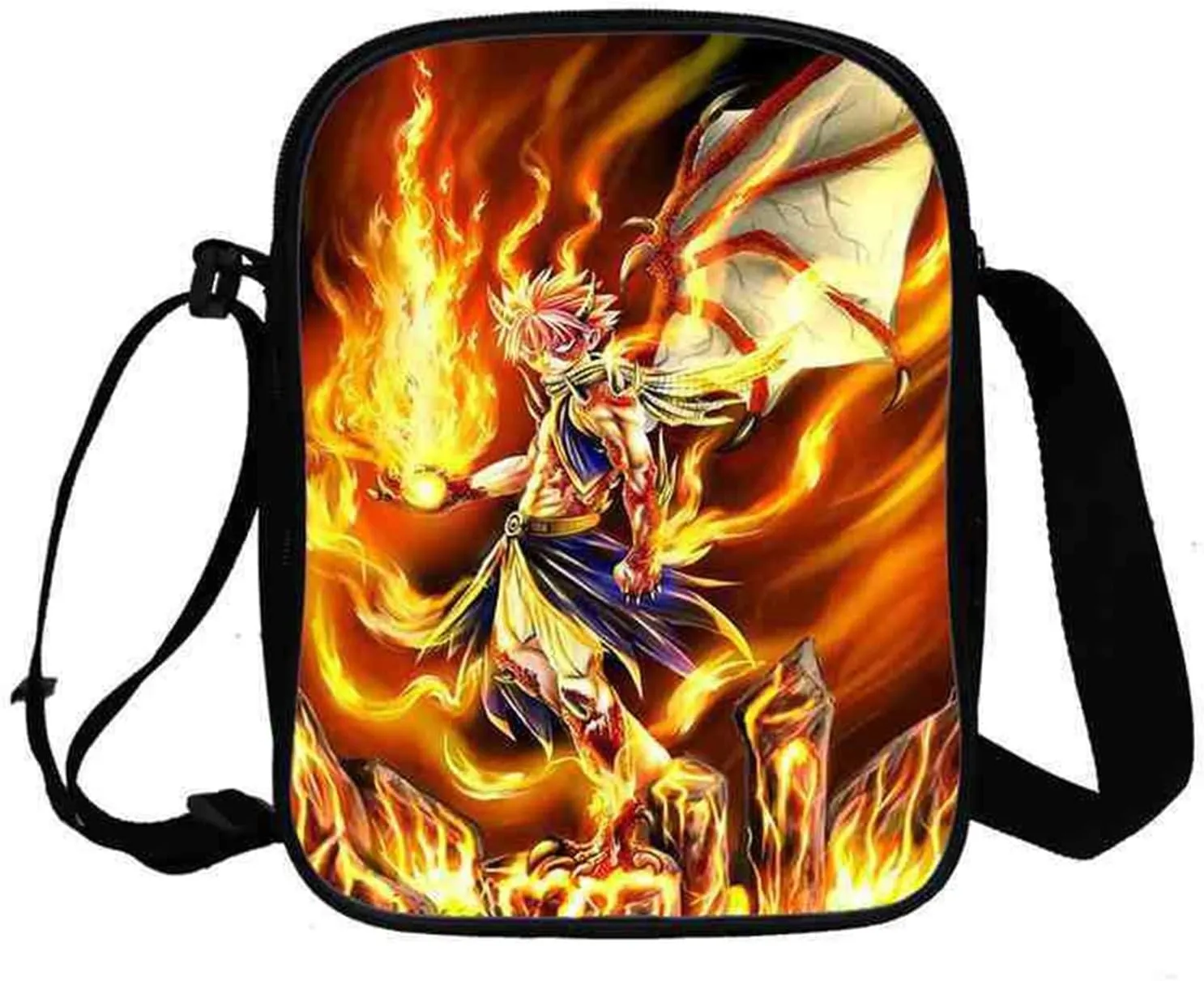 ISaikoy Anime Fairy Tail Cross body Bag Handbag Satchel Shoulder Bag Sling Bag B1