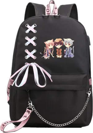 ISaikoy Anime Future Diary Backpack Shoulder Bag Bookbag Student School Bag Daypack Satchel 11