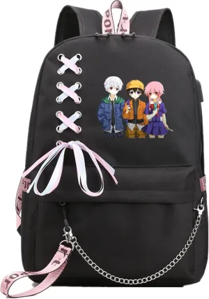 ISaikoy Anime Future Diary Backpack Shoulder Bag Bookbag Student School Bag Daypack Satchel 3
