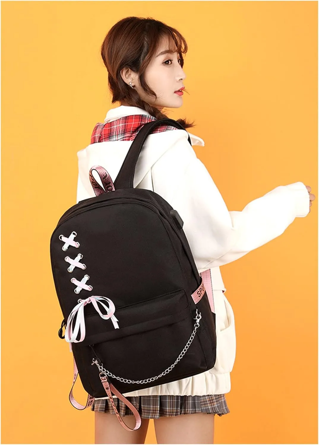 ISaikoy Anime Ouran High School Host Club Backpack Shoulder Bag Bookbag Student School Bag Daypack Satchel 1