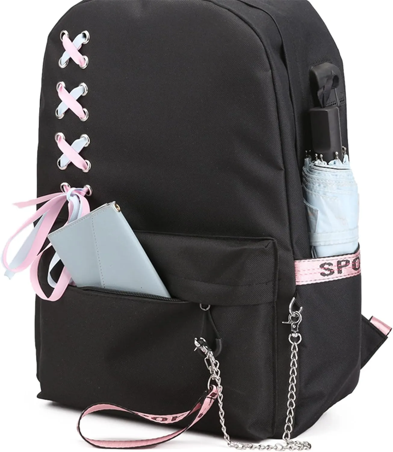 ISaikoy Anime Ouran High School Host Club Backpack Shoulder Bag Bookbag Student School Bag Daypack Satchel 1