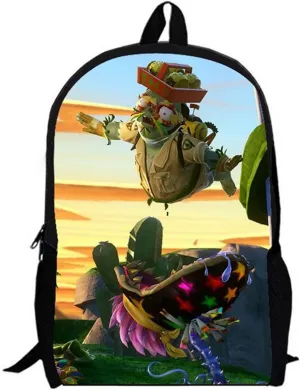 ISaikoy Anime Plants vs. Zombies Backpack Bookbag School Bag Shoulder Bag Messenger Bag Daypack Color C10