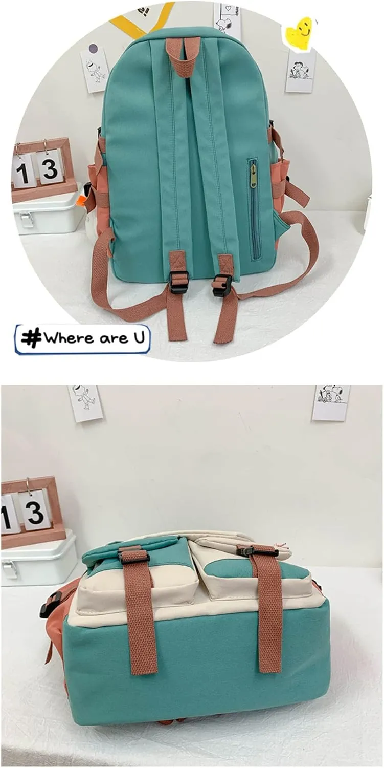 ISaikoy Anime Toilet-bound Hanako-kun Backpack Bookbag Shoulder School Bag Daypack Laptop Bag 12