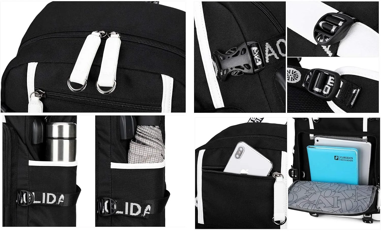 ISaikoy Anime VINLAND SAGA Backpack Rucksack Bookbag Student School Bag Daypack Satchel Handbag B8