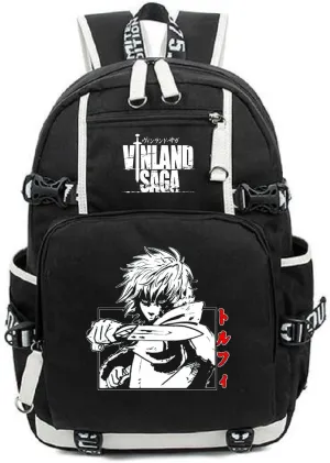 ISaikoy Anime VINLAND SAGA Backpack Rucksack Bookbag Student School Bag Daypack Satchel Handbag B8