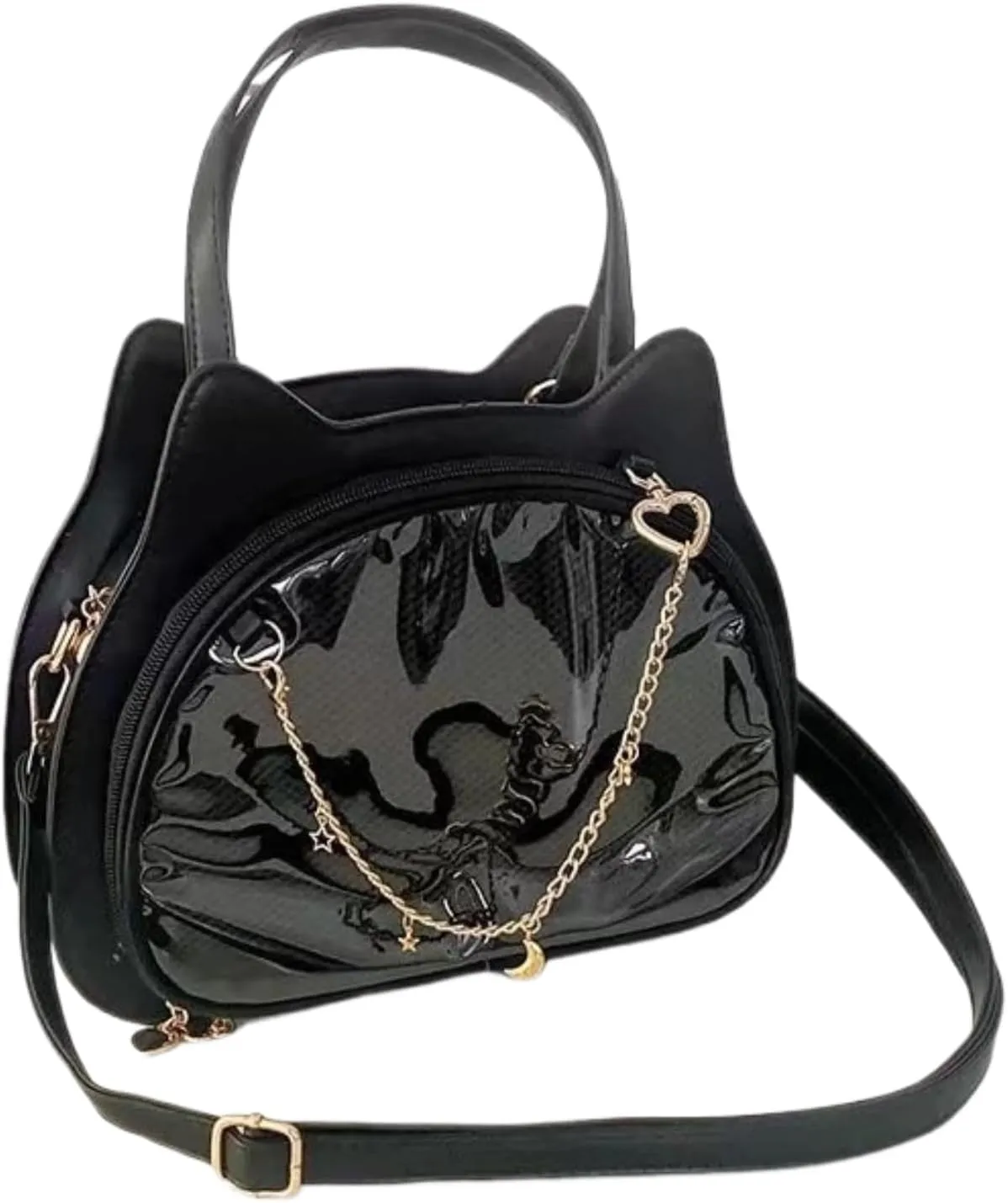 Ita Bag Crossbody Kawaii Anime Pin Display Cat Star Moon Heart Charms