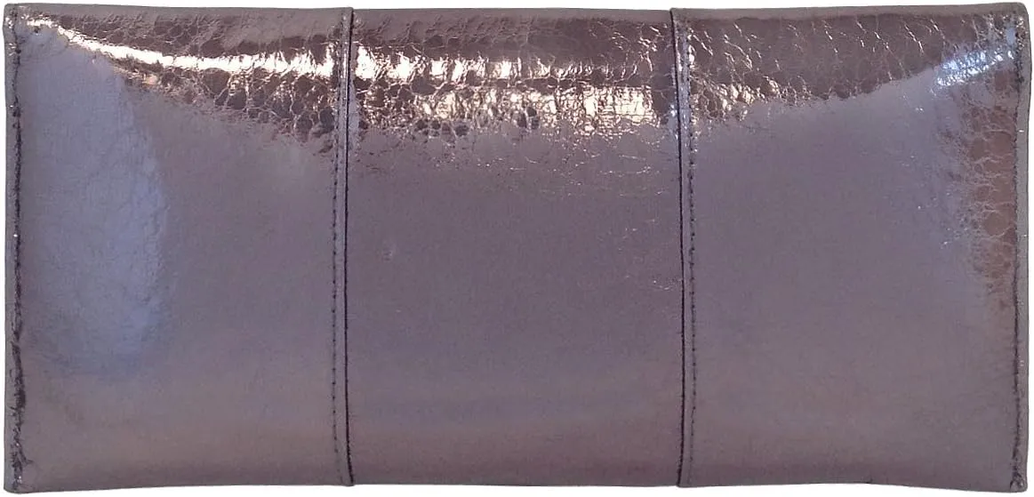 JNB Women's Metallic Material Clutch Purse