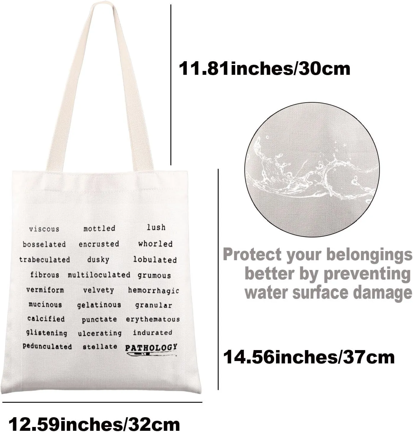 JNIAP Pathologist Tote Bag Pathology Gifts Pathology Assistant Gifts Histologist Tote Bag Pathologist Graduation Gift