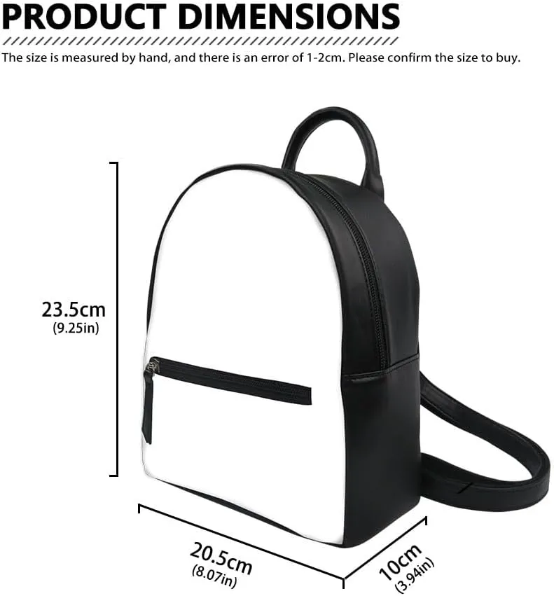 JooMeryer Boys Mens Wolf Printed Cool Mini Backpack Shoulders Bag Travel Shopping Bag Shopping Handbag Tote Book Bags,Mysterious Wolf