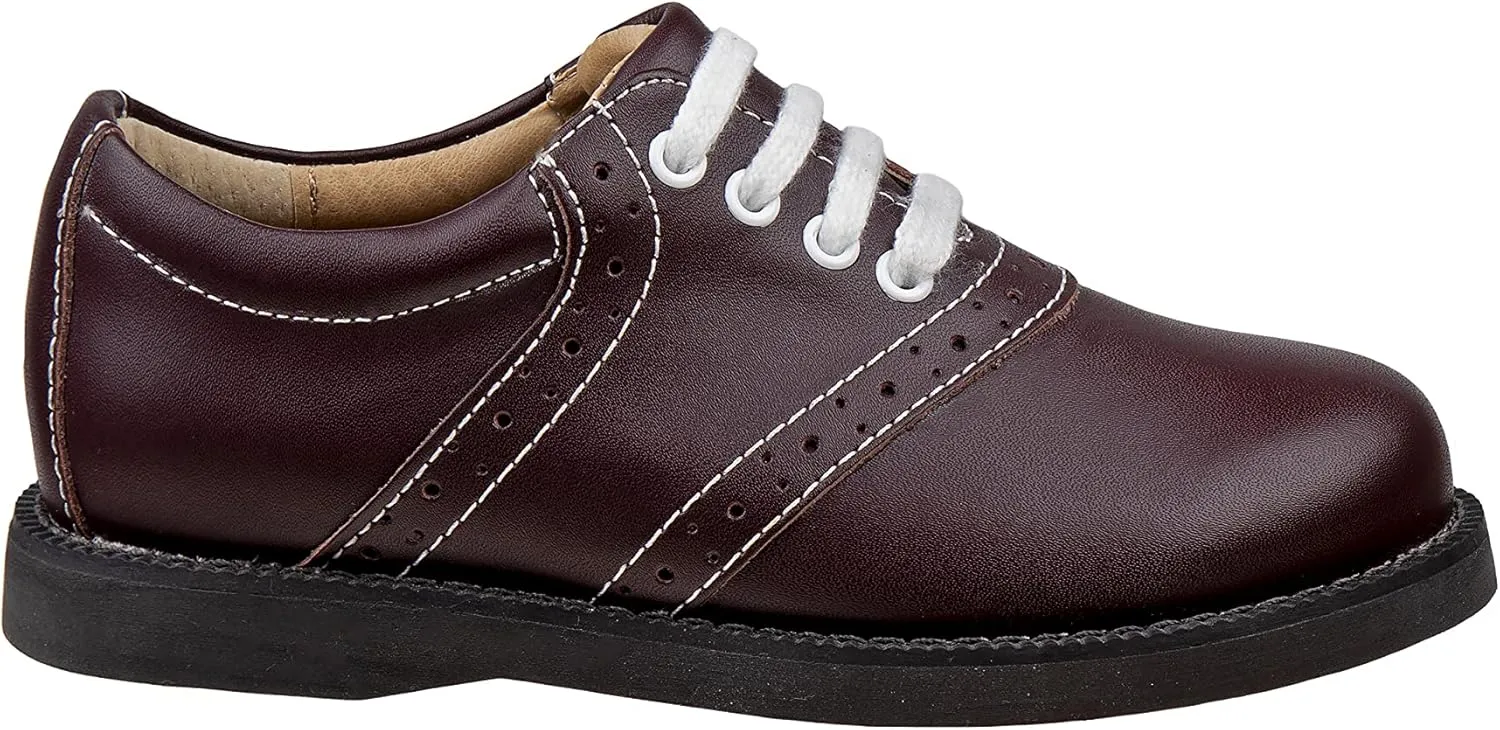 Josmo Unisex-Child Girls Oxfords Saddle Uniform School Leather Shoes