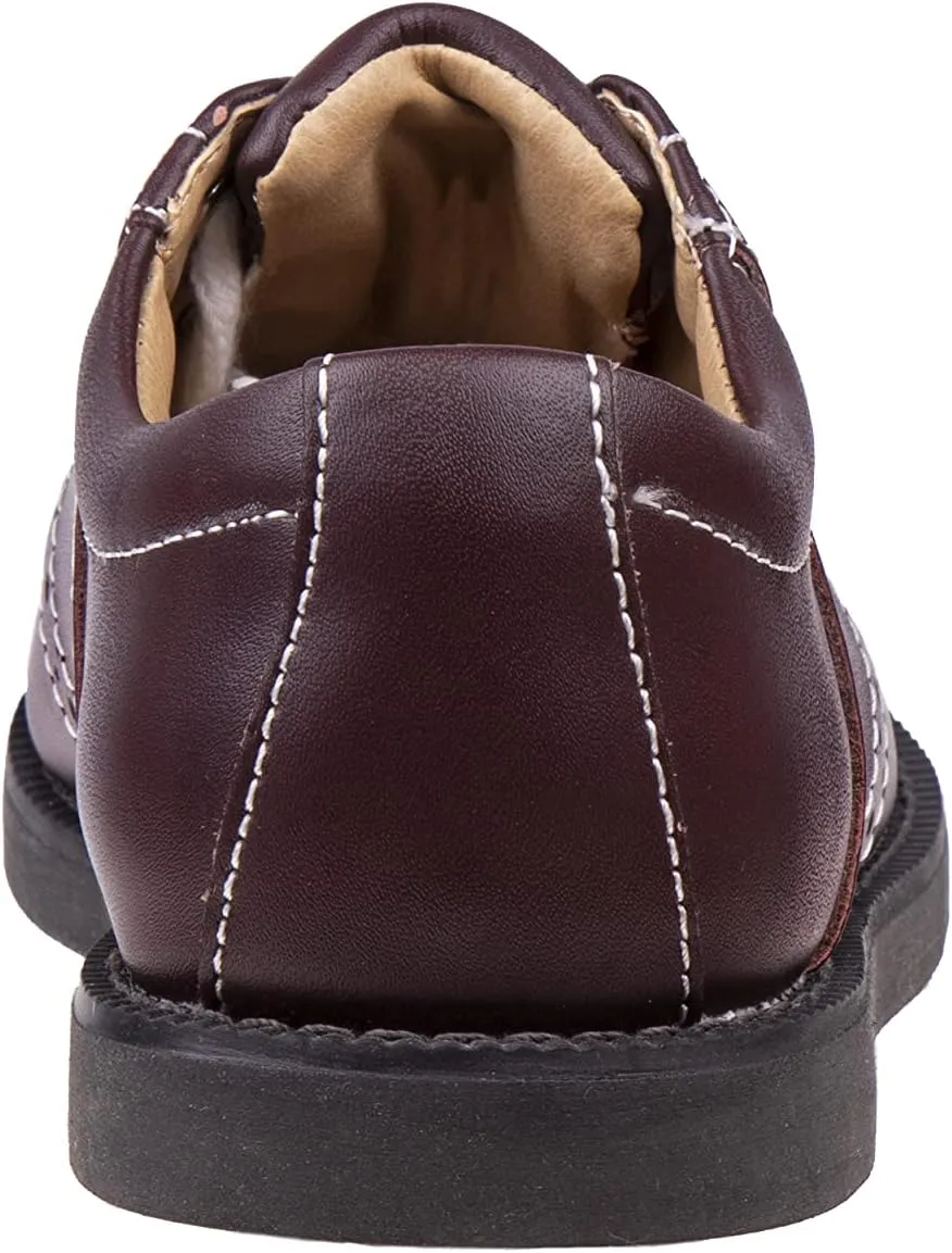 Josmo Unisex-Child Girls Oxfords Saddle Uniform School Leather Shoes