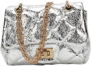 JUMISEE Little Girls Leopard Print Purse Crossbody Bag Quilted Chain Shoulder Handbag Wallet for Women