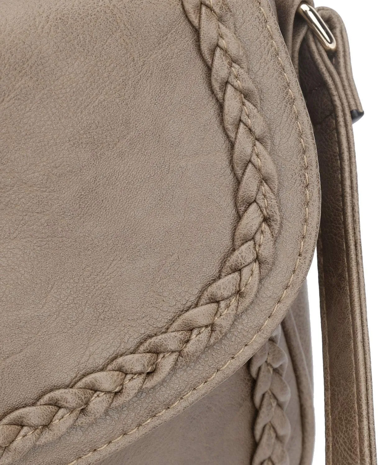 KKXIU Casual Flap Saddle Crossbody Bags for Women Purses and Handbags with Tassel