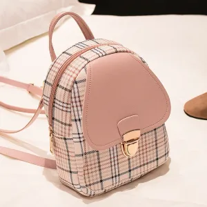Korean Style Fashion Portable Contrast Color Backpacks