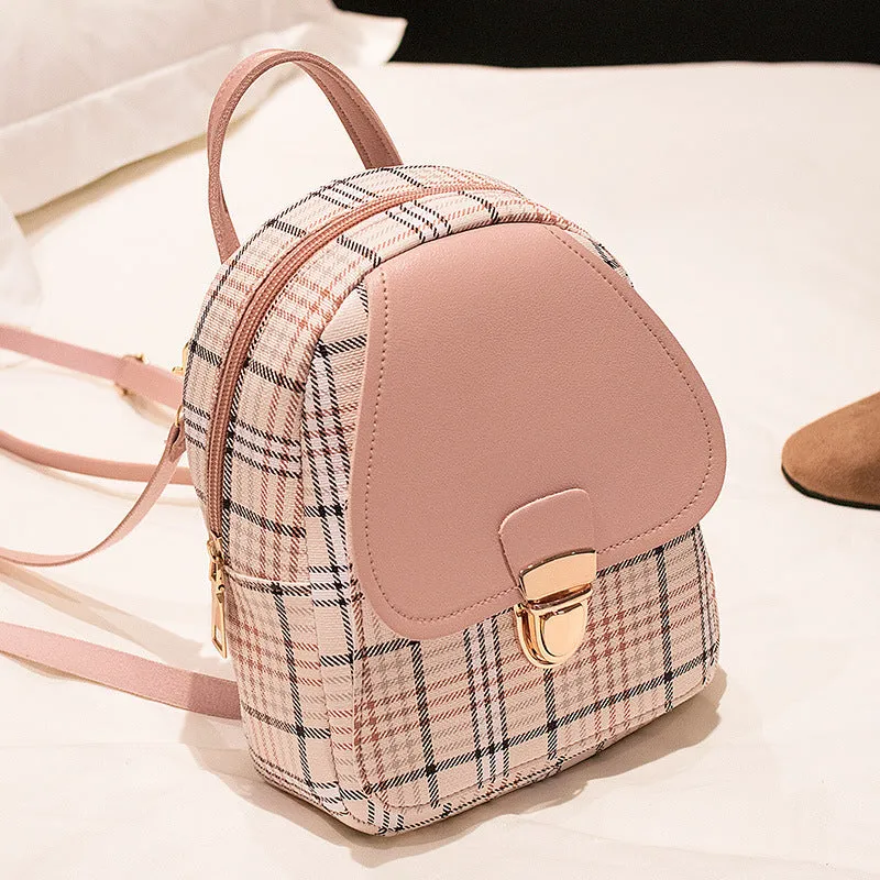 Korean Style Fashion Portable Contrast Color Backpacks