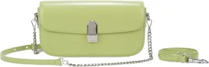 LA FESTIN Split Leather Crossbody Purses For Women With Dual Straps - Trendy Women's Shoulder Handbags Designer Satchel Bags