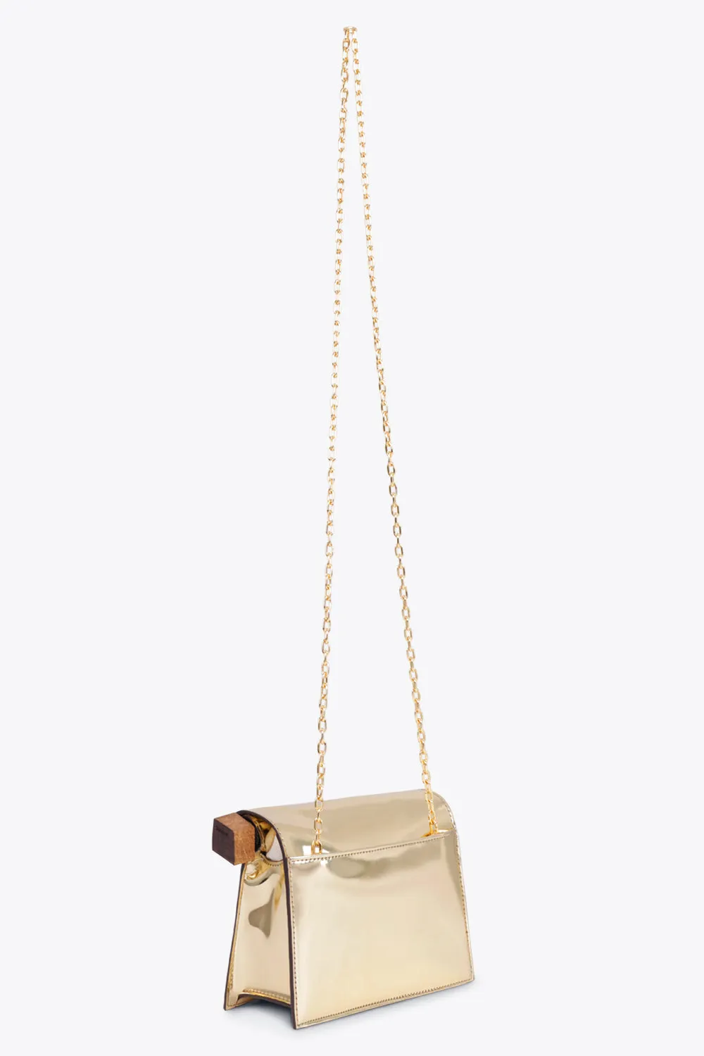 La Petite Pochette Rond Carre Bag | Gold